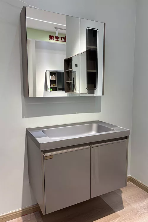 Minimalist-Style PVC Bathroom Vanity